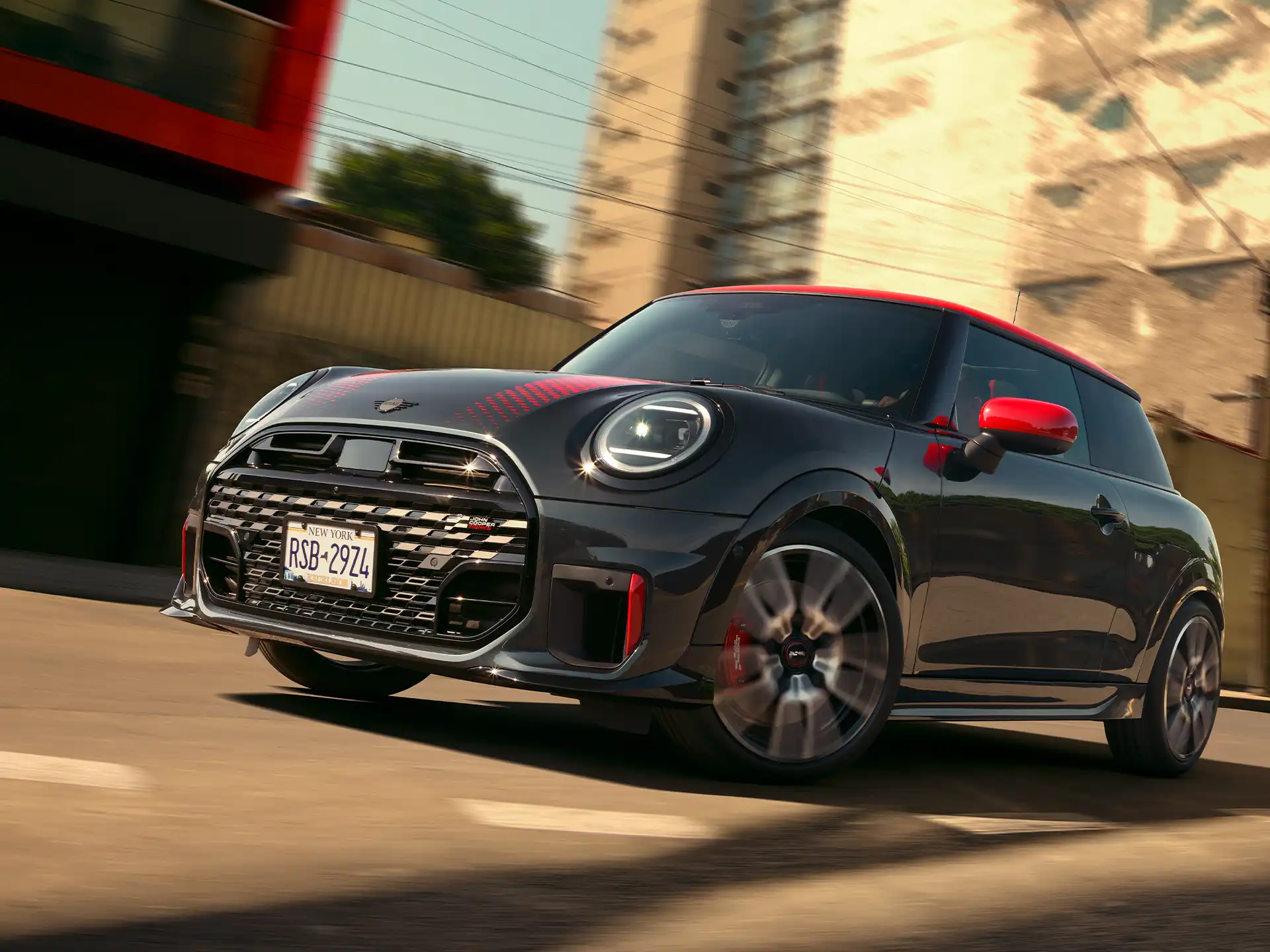 MINI John Cooper Works – F66 JCW sedd från sidan